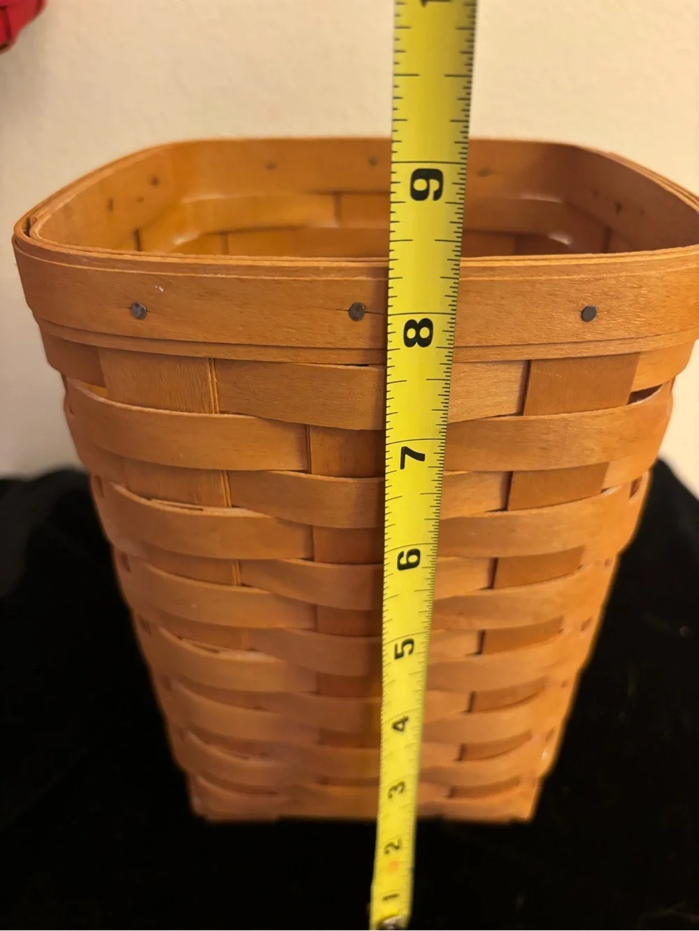 Longaberger Vintage 1998 Classic Tall Spoon Basket, 6.5”W, 8.5”H